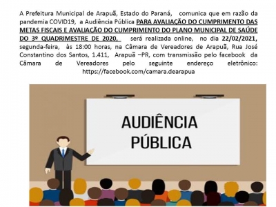 audiência pública 3 quadrimestre saúde -2020- dia 22/02/2021